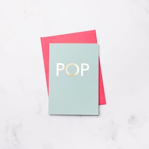 Pop - Luksusowa złota foliowana kartka z notatkami