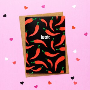 Hottie - Carte de Saint-Valentin à motifs