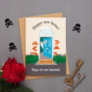 Happy New Home / Biglietto gotico infestato da fantasmi