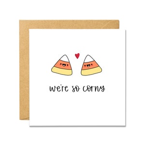 Nous sommes So Corny Halloween Card