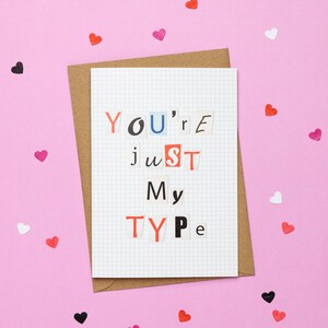 Tu es juste mon type - True Crime Carte de Saint-Valentin