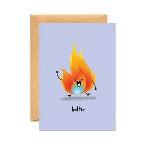 Hottie / Fiamma / Fuoco / Carino Kawaii Card