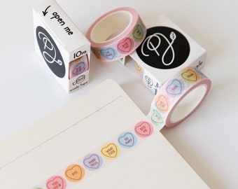 Anti Love Hearts Washi - Candy Washi Tape