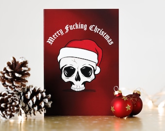 Merry Fucking Christmas - Sweary Christmas Card / True Crime Christmas