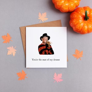 Sei l'uomo dei miei sogni / Carta Freddy Krueger / Carta Nightmare On Elm Street