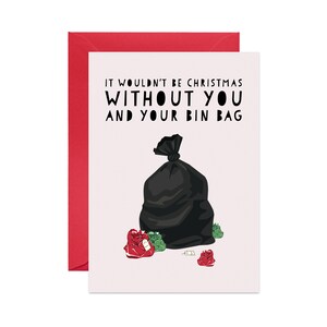 Jij en je vuilniszak-kerstkaart
