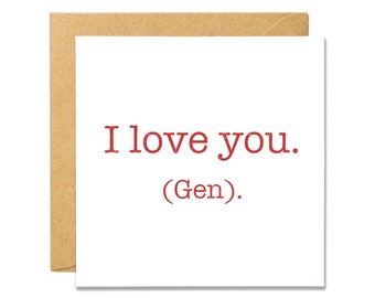 I Love You (Gen)
