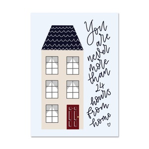 You’re Never Far From Home Carte postale