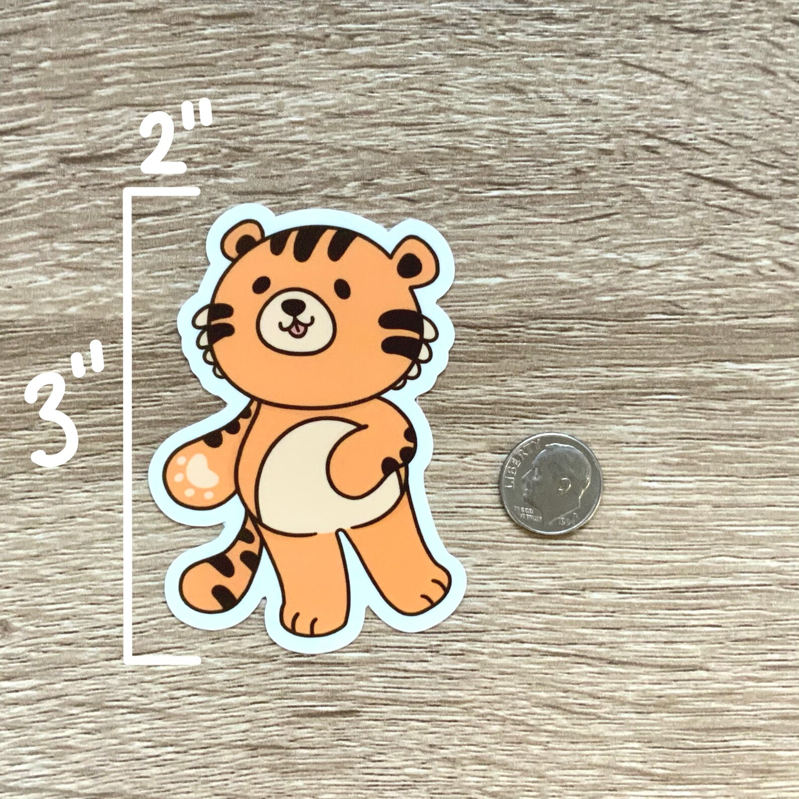 Cute Tiger Stickers RAWR Etsy