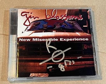 Robin Wilson firmó el folleto en CD autografiado de GIN BLOSSOMS New Miserable Experience