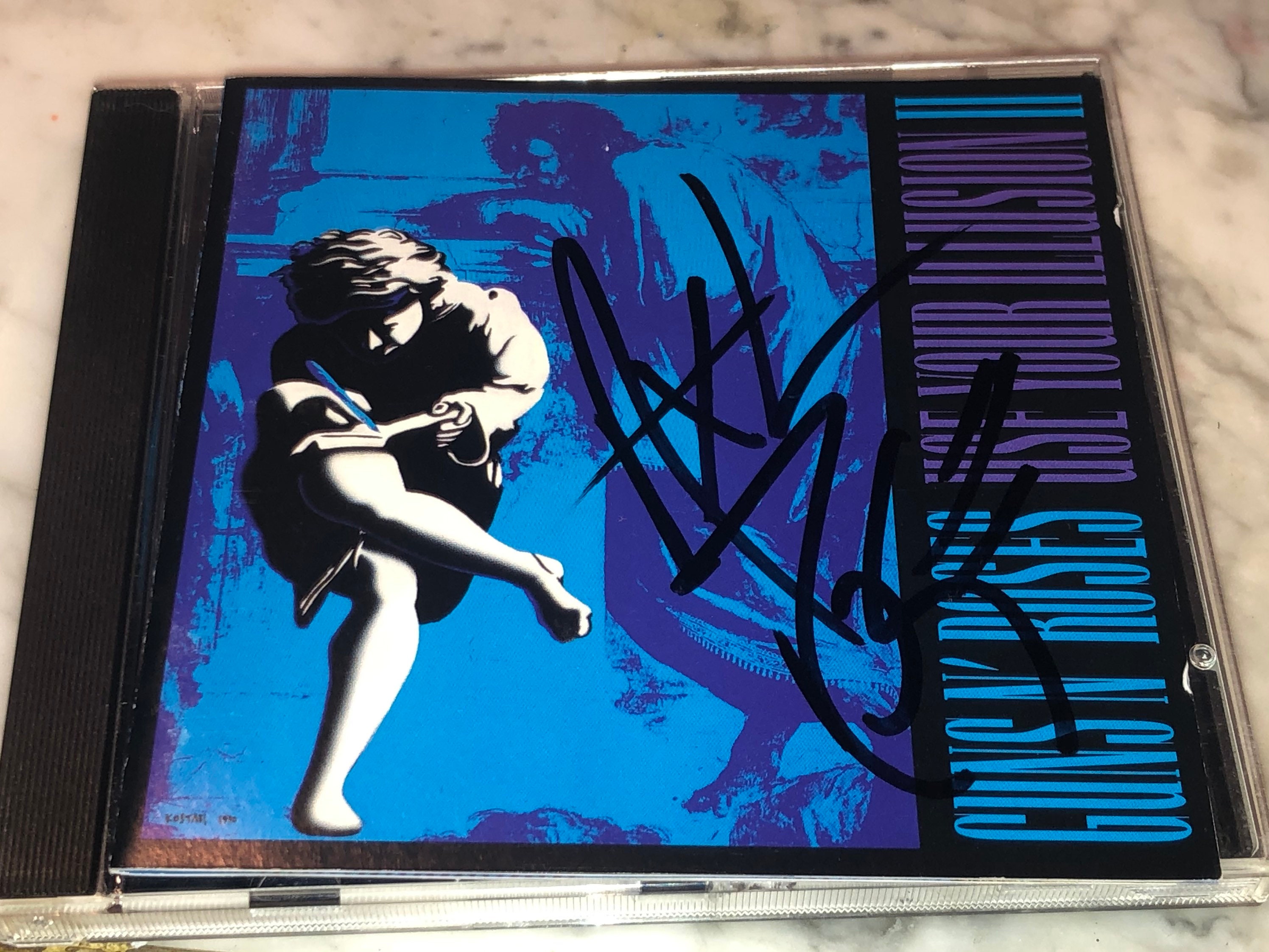 Axl Rose Signed Autographed GUNS N ROSES Use Your Illusion CD Etsy