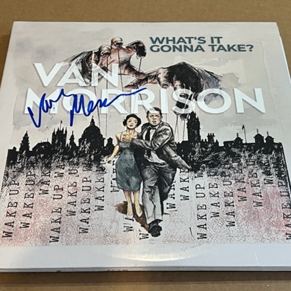 VAN MORRISON Signed Autographed What's It Gonna Take Record Album LP