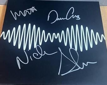 Arctic Monkeys FULL BAND Signed Autographed AM Record Album Lp