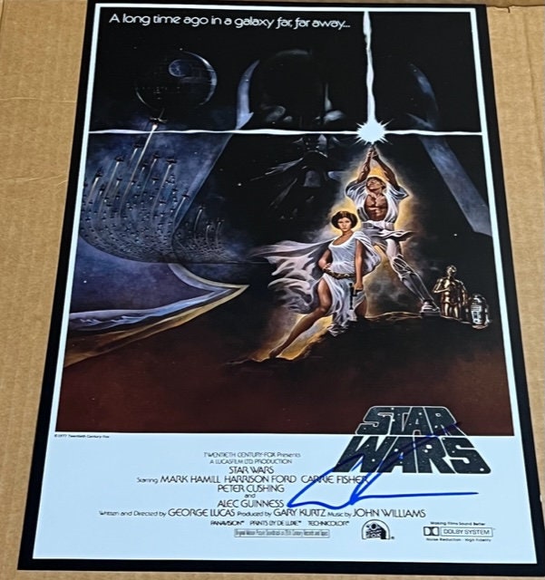 GEORGE LUCAS Signed Autographed Star Wars 11x17 Movie Poster - Etsy