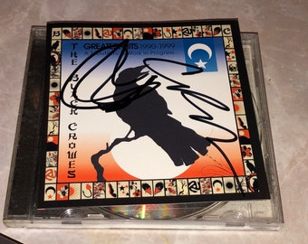 Chris & Rich Robinson Dual Signed Autographed Black Crowes Greatest Hits CD Booklet