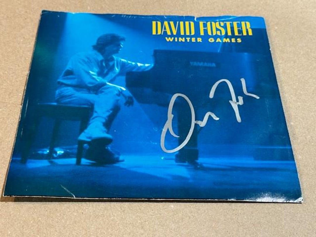 デヴィッドフォスター DAVID FOSTER サイン入りCD