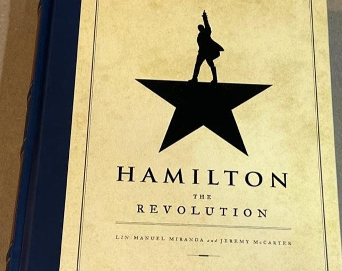 Lin Manuel Miranda Signed Autographed HAMILTON A REVOLUTION H/C Book - Etsy