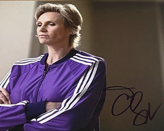 JANE LYNCH Signed Autographed GLEE 11x14 Photograph