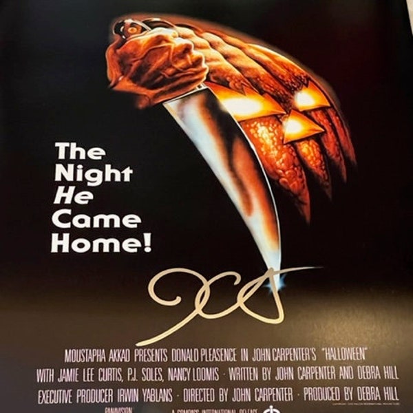 Halloween Signed Movie Poster Etsy