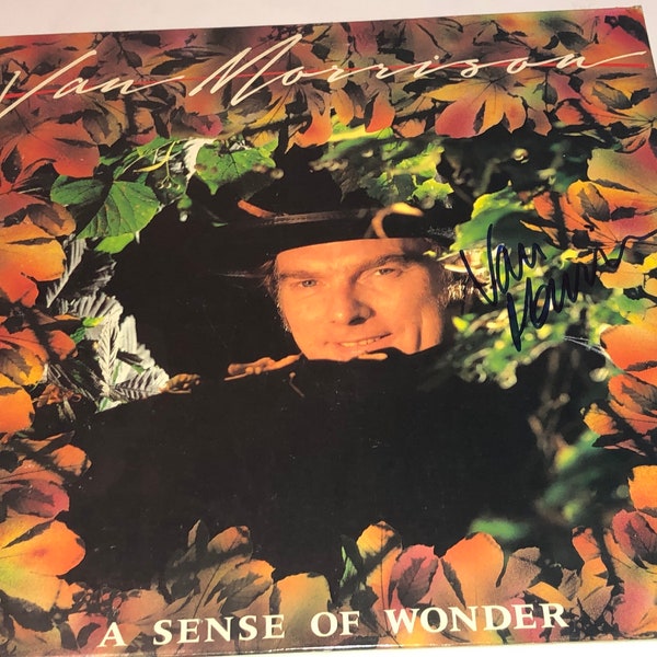 Van Morrison Signed Autographed Vintage A Sense Of Wonder Record Album LP