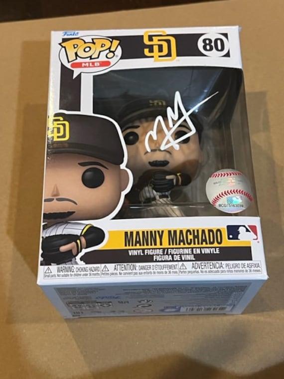 MANNY MACHADO Signed Autographed San Diego Padres Funko Pop 