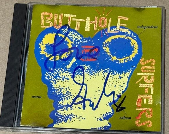 GIBBY HAYNES Signed Autographed Butthole Surfers Independent