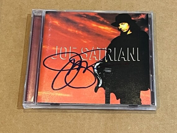 JOE SATRIANI Signed Autographed Engines of Creation CD Booklet 