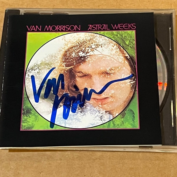 VAN MORRISON Signed Autographed Astral Weeks CD Booklet