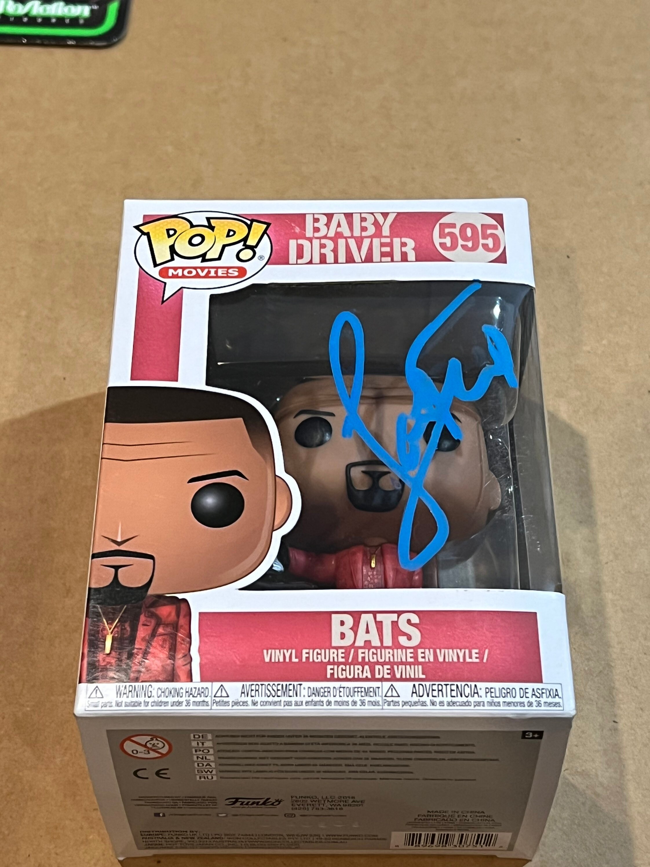 JAMIE FOXX Autographed Signed Baby Driver BATS Funko Pop Etsy UK