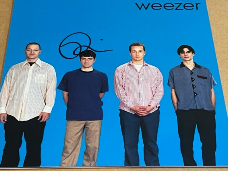 RIVERS CUOMO Signed Autographed WEEZER the Blue Album 12x12 Record Album Photograph Etsy