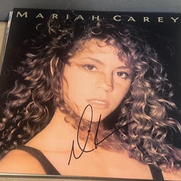 MARIAH CAREY Signed Autographed Debut Record Album LP