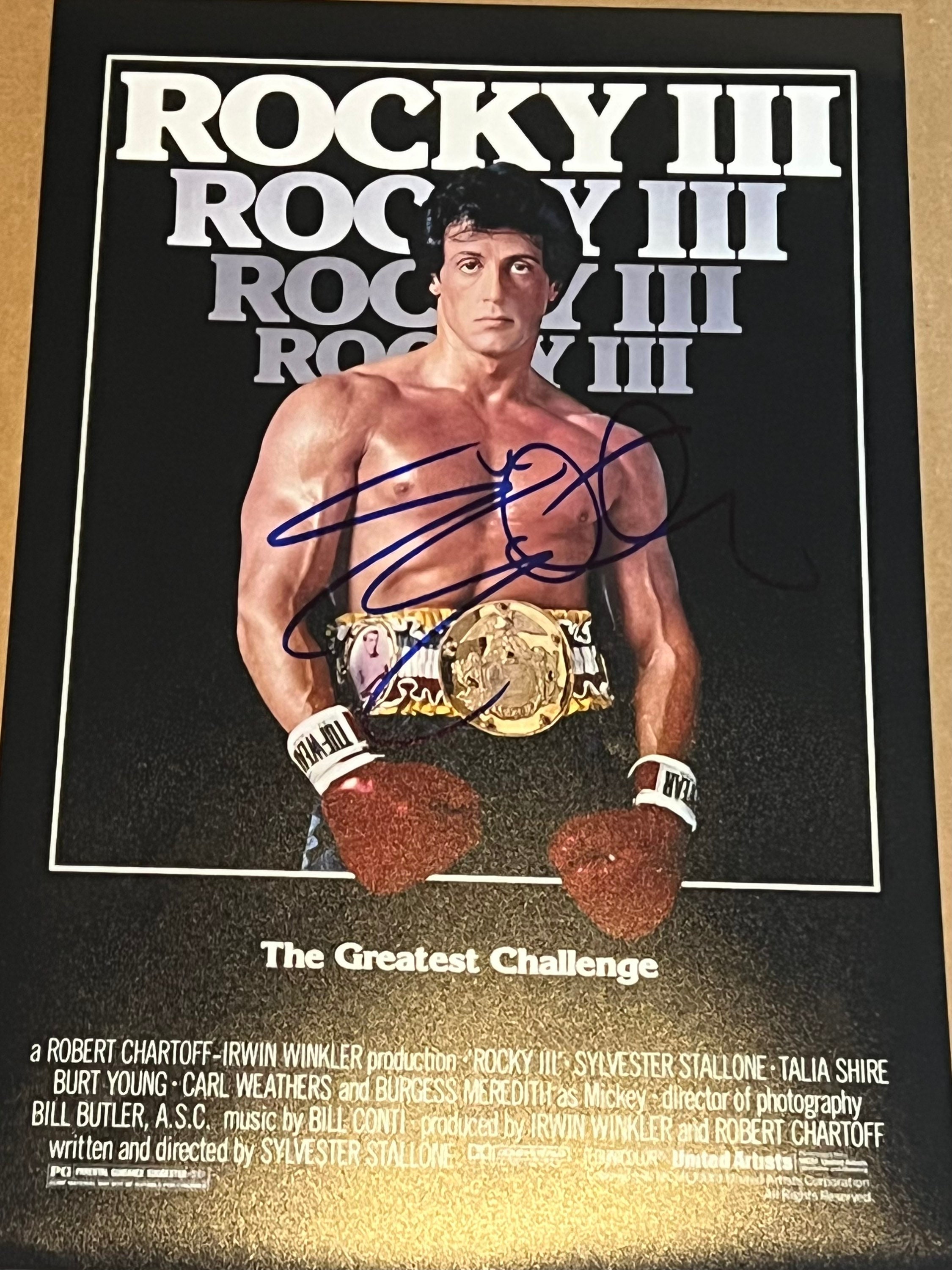 Rocky A3 Poster Rocky III Boxing Poster Rocky Balboa 