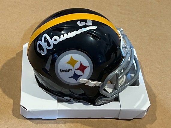 DERMONTTI DAWSON Signed Autographed Pittsburgh Steelers Mini Helmet