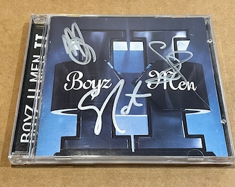 Wanya Morris, Nathan Morris & Shaun Stockman Signed Autographed BOYZ II MEN Cd Jacket