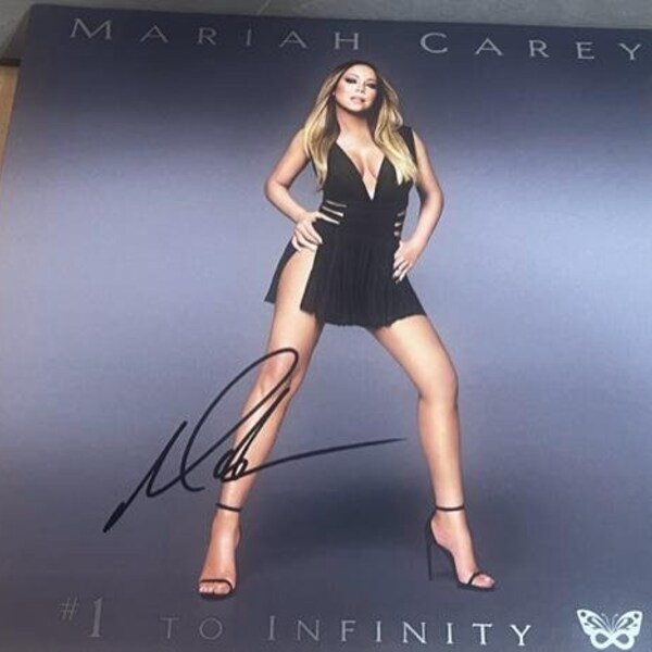 MARIAH CAREY Signed Autographed #1 To Eternity Record Album LP