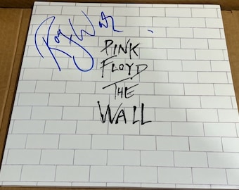 Roger Waters Signed Autographed PINK FLOYD The Wall Record Album LP