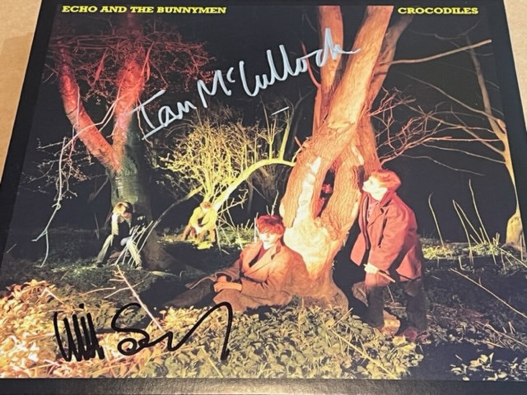 Ian Mcculloch & Will Sergeant Signed Autographed Echo and the Etsy