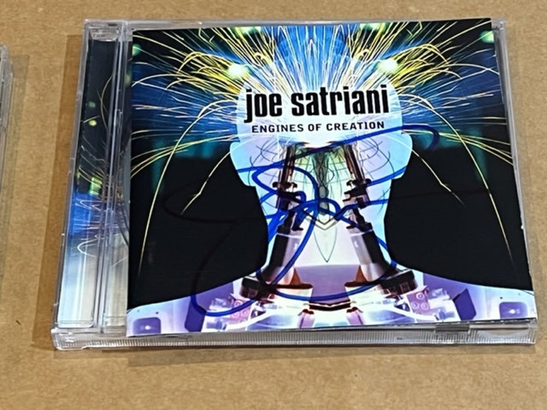 JOE SATRIANI Signed Autographed Engines of Creation CD Booklet 