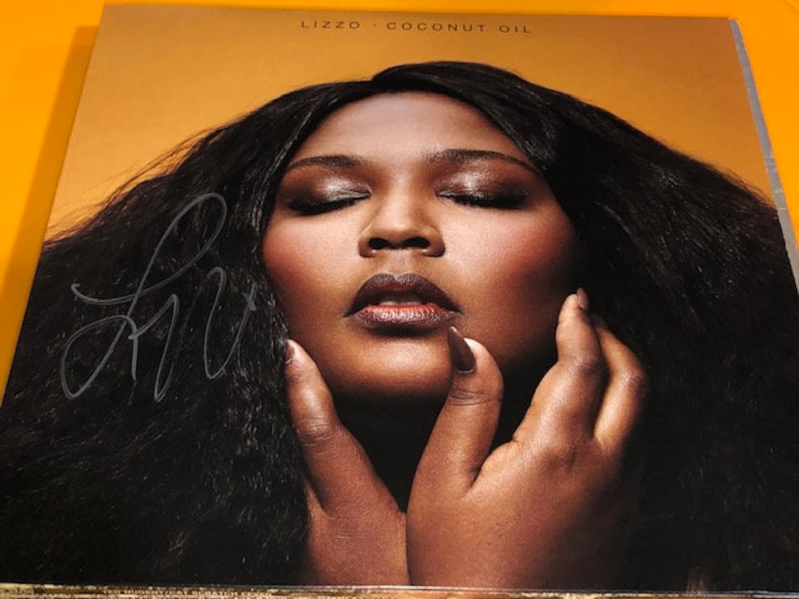 LIZZO Autographed Signed Coconut Oil Record Album BRAND NEW Etsy