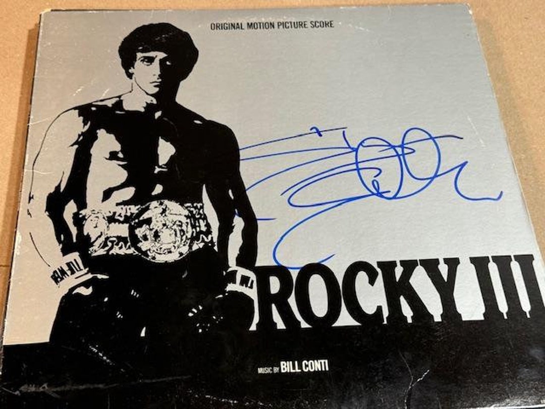 ROCKY SLYVESTER STALLONE signed autographed album COA Hologram