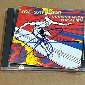 JOE SATRIANI Signed Autographed Engines of Creation CD Booklet 