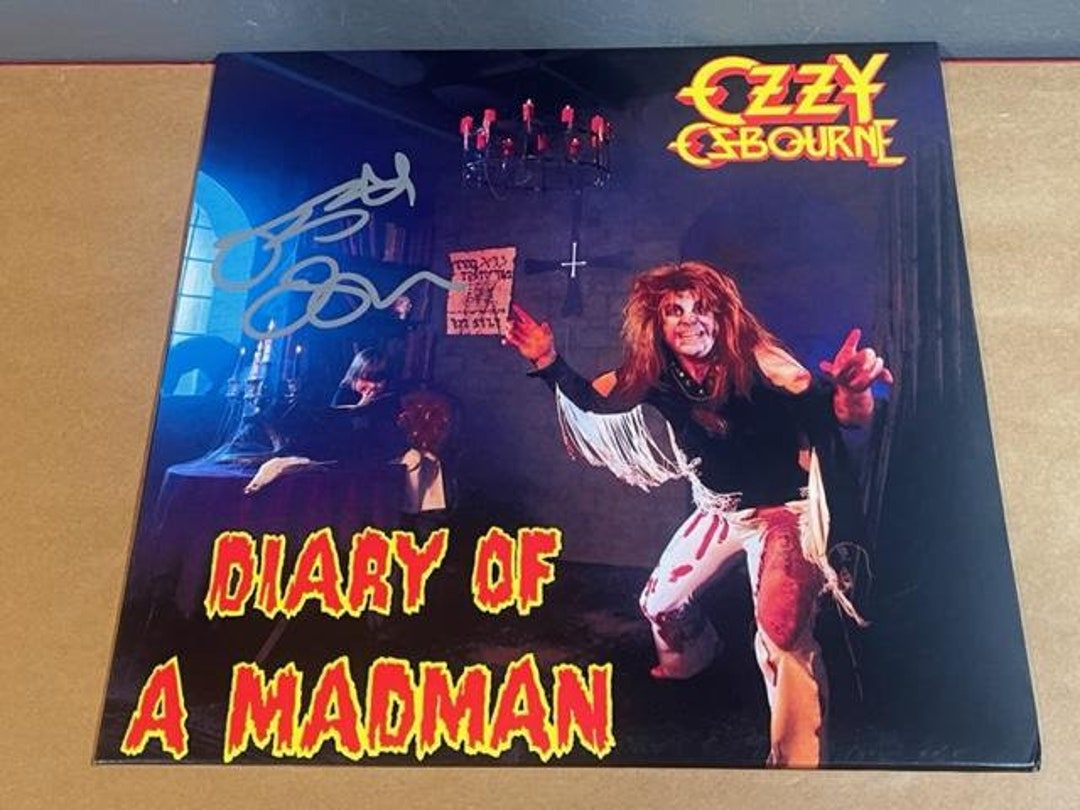 ozzy osbourne signed lp