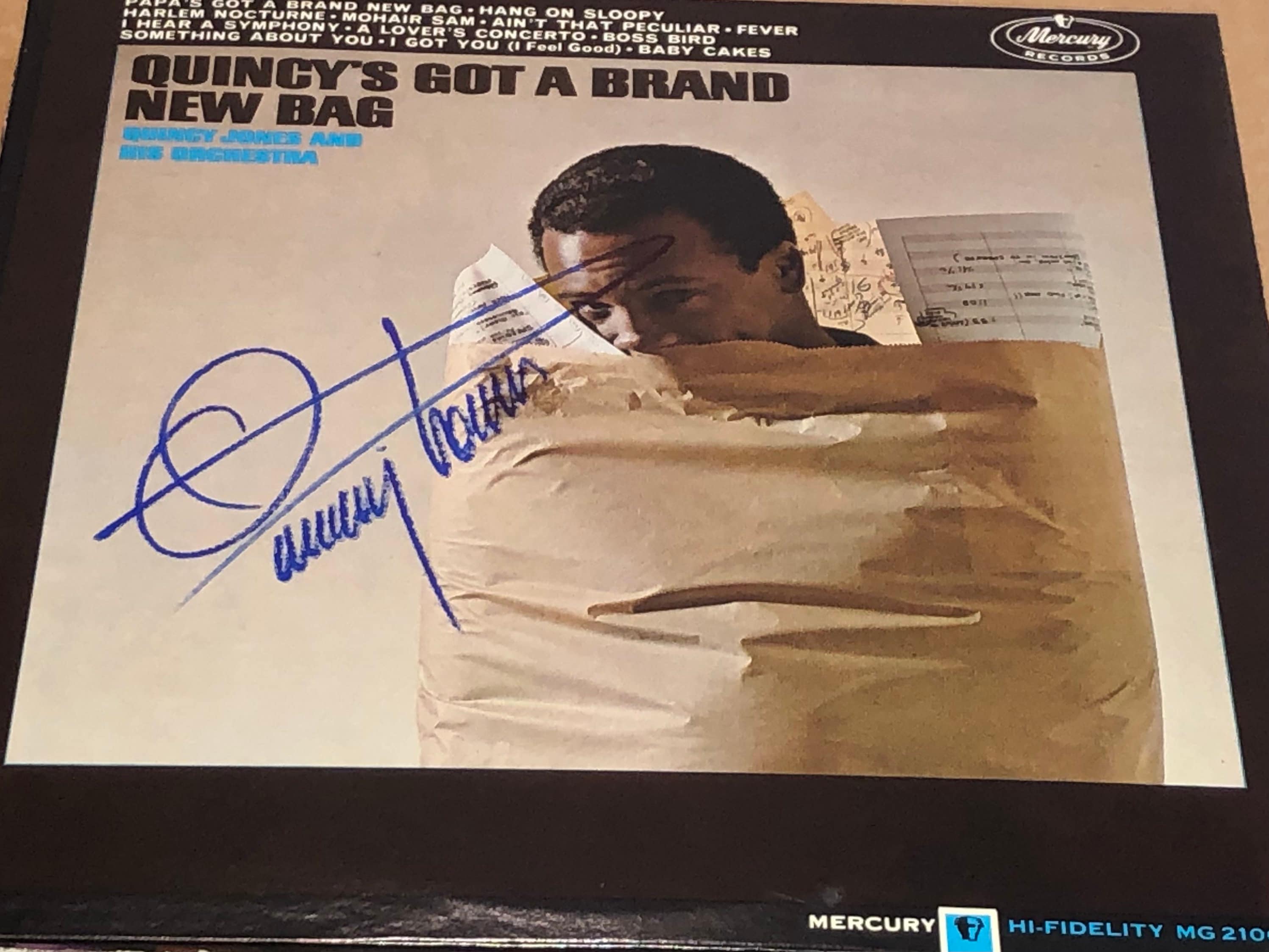 QUINCY JONES Signed Autographed Vintage Quincys Got A Brand New Bag Record Album LP Etsy Australia