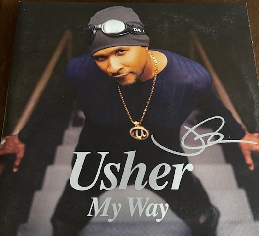 USHER Signed Autographed My Way Record Album LP Etsy
