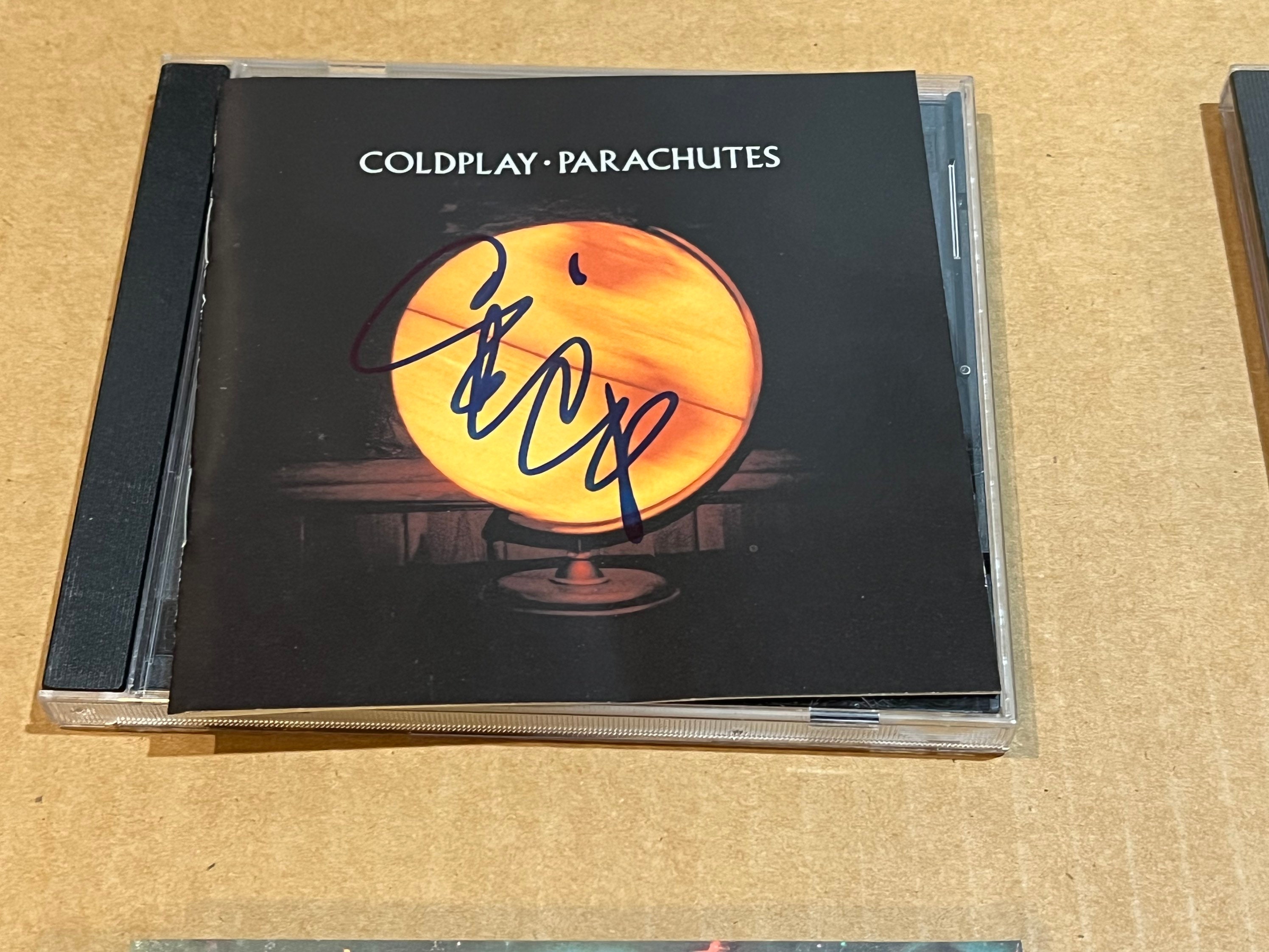 Chris Martin Signed Autographed COLDPLAY Parachutes CD Booklet 