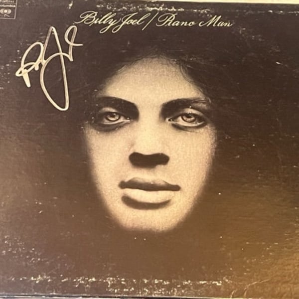 BILLY JOEL Signed Autographed Vintage Piano Man Record Album LP