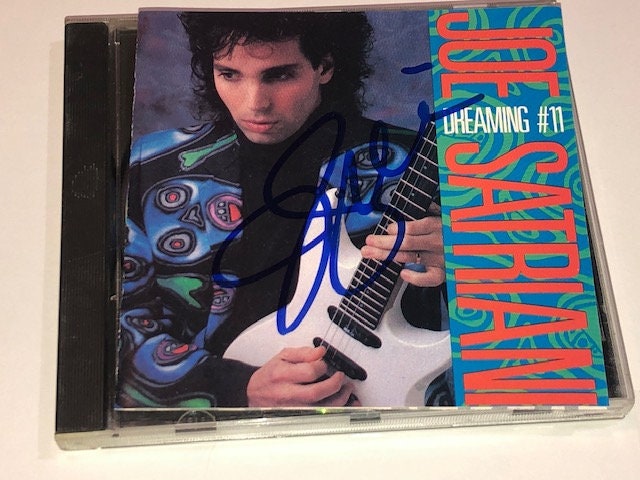 JOE SATRIANI Signed Autographed Engines of Creation CD Booklet 