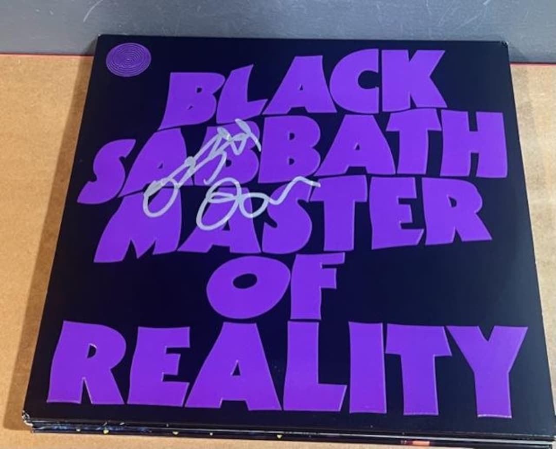 ozzy osbourne autograph cd