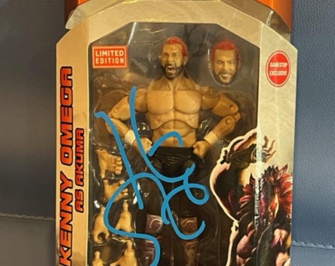 KENNY OMEGA Signed Autographed AEW Unrivaled Collection Limited Edition ...