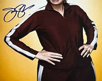 Jane Lynch Signed Autographed Glee 11x14 Photograph